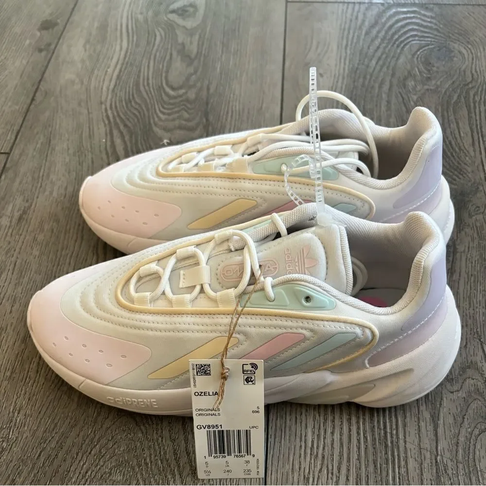 Adidas 2023 Ozelia J 'White Pastels' shoes very beautiful and comfortable